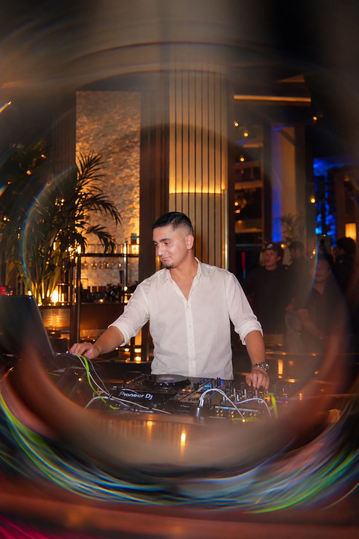 DJ KAYA performing at a luxury lounge event